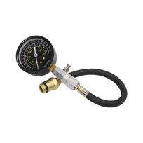 Plieninis PVC automobilio oro cilindro slėgio matuoklis, nešiojamas tikslus atstatomas 0-300 PSI automobilių skaitiklio įrankis Shown as Picture