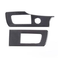 For Porsche Taycan    2022 Soft Carbon Fiber Car Side Air Vent Outlet Cover Trim Sticker Car Carbon Fiber black