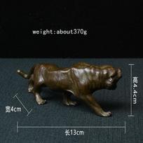 Antique Vintage Big Tiger Statue Lucky Desktop Ornament Home Feng Shui Decoration Crafts Accessories Heavy Metal Animal Figurine tigras
