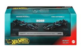 Hot Wheels Premium F1 miniature cars, Russell / Antonelli Mercedes (JMM93)