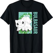 Pokémon - Tie Dye Bulbasaur T-Shirt XL juoda