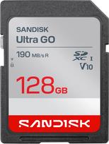 SANDISK 128GB Ultra GO UHS-I U1 V10 SDXC memory card (SDSDUGN-128G-GN6IN)