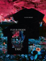 Prancūziškas Tayc stilius Fleur Froide Grafinis marškinėlis Unisex Moteriškas Hip Hop Pop muzikos marškinėlis Laisvalaikio medvilniniai drabužiai Vintažiniai marškinėliai S black
