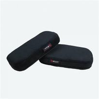 Arozzi Memory Foam Armrest Pads | 270x135x40 mm | Black|AZ-MFPAD