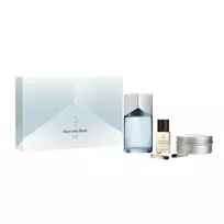 Mercedes-Benz Set : Air, Eau De Parfum, For Men, 100 ml + Land-Sea-Air, Cleansing, Scented Soap Bar, 110 g + Land, Eau De Parfum, For Men, 1.5 ml *Sample + Air, Eau De Parfum, For Men, 1.5 ml *Sample