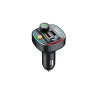 Devia fM transmitter Smart Bluetooth MP3 car charger PD 30W 1x USB-C 2x USB 3A black