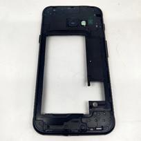 Samsung Galaxy Xcover 4 G390 SM-G390F vidurinė rėmo plokštelė su kameros objektyvu, mygtukais, atsarginės dalys, korpusas juoda