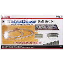 Rokuhan Z Gauge R063 Rail Set D Single Track Overpass Set 560x860mm beige
