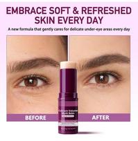 Calcium Volume Multi Balm Stick 9g Collagen Infused Moisturizing Firming and Smoothing Balm for Face Neck Under Eye Areas Daily Hydration and Radi brown