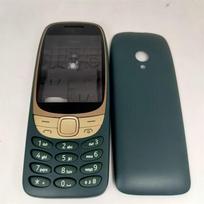 Pilnas korpusas Nokia 6310 2021 4G dviejų SIM kortelių korpusas Baterijos dangtelio korpusas + Angliškas klaviatūros keitimas žalia