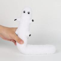Raganos skrybėlės dirbtuvės Šepetukas Vabzdys Pliušinis žaislas Fudeworm Anime Mielas minkštas Fudemushi pliušiniai žaislai Humph Magiška lėlė Dovanos Gerbėjams Namų dekoras 35cm white
