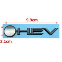 Automobilio 3D ABS HEV logotipas bagažinės emblema lipdukai Toyota Camry 9-os kartos 2024 m. Highlander Granvia Sienna Avalon priedams blue