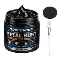 Metalo rūdžių apsaugos pasta, Juoda remonto pasta, Idealiai tinka automobilių ir metalo restauravimo įrankiams, Senų geležinių tvorų restauravimui black