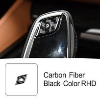 Carbon Fiber Steering Wheel Frame Decoration For BMW 5 Series G30 2018- RHD Car Styling Window Glass Lifting Buttons 2 pieces6Qs gray