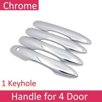 for Toyota Corolla Auris E210 ~2022 Chrome Door Handle Cover Car Accessories Stickers Trim Set of 2 Keyless Entr gray