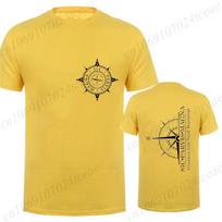 Magna Sic Parvis Print Graphics T Shirt Men Clothing Short Sleeve T-shirt Uncharted Adventure Trip Compass Men Streetwear Tshirt 4XL black