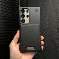 Samsung S25ultra Mobiliojo telefono dėklas S24ultra Oda S23ultra Itin plonas S25 + Aromaterapinis Besienis S24 One Lanyard black