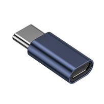 Metal Microed USB Female to Type C Male Adapter Seamlessly Device Connection for Travel Professional mėlyna