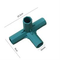 Greenhouse Frame Connector Kit 14 Pieces Includes 3 Way Corner 3 Way Cross and 4 Way Corner for PVC Pipe Support China Mainland black