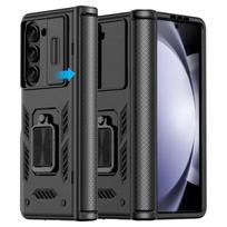 For Samsung Fold 5 7 6 Phone Accessories Folding Case for Samsung Galaxy Z Fold5 Fold 5 fold7 fold6 Hinge Kickstand Cover Galaxy Z Fold6 juoda