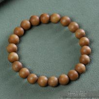 Barbie Sandalwood Buddhist Prayer Beads Bracelet, Unisex 108 Beads, Traditional Couple Jewelry, Wenwan Ornaments brown