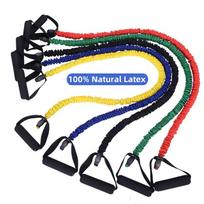 Factory Price Strength Training Yoga Pilates Exercise Pull Rope Durable Latex Pull-up Elastic Resistance Bands Strips Type 6*11*1200mm blue