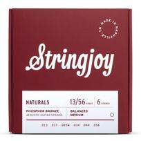 Stringjoy NB1356 Akustinės gitaros stygos NATURALS Fosforo bronza 13-56
