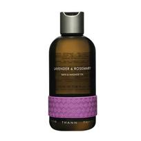 Lavender and Rosemary Body & Massage Oil 295ml black