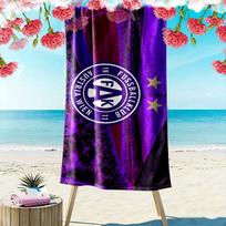 Austria Vienna Football Team Logo Print Beach Towel, Large Soft Quick Dry Towel for Beach Camping Swimming 80cmx160cm(31x63inch)