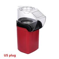 Premium Popcorn Maker Mini Hot Air Corn Popper Quick Fast Heating Stylish Compact Home Snack Machine For Movie Night Or Parties US black