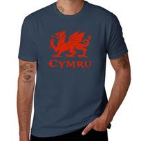 Cymru Wales Welsh Cardiff Dragon Tshirt Sport Basic Moisture Wicking Tee XL brown