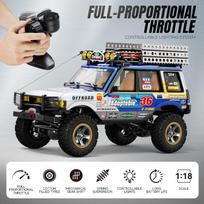 New JXC LR1801 1/18 Scale LR1801 RC Car 4WD Full Proportion Dual Speed Simulation Climbing Off-road Model Toy For Kid And Adults gray