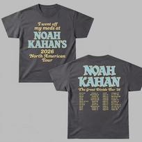 Noah Kahan 2026 North American The Great Divide Tour T shirt XXXL gray