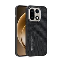 Magnetic Phone Case For OnePlus 13T 15 15T 15R Ace 6 6T Pure Carbon Fiber Case Alloy Button Lens Protection Cover OnePlus 15 black