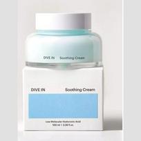 Low‑Molecular Hyaluronic Acid Soothing Facial Cream, Moisturizing Face Cream 100ml 100ml white