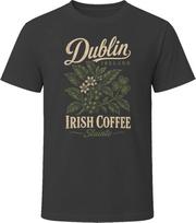 Dublin Ireland Irish Coffee T-Shirt XL gray