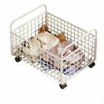 Rolling Laundry Basket Movable Cart SpaceSaving Under Cabinet Storage Trolley for Xl balta