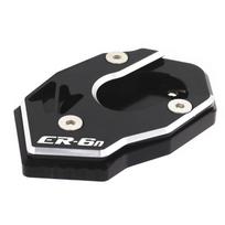 Motociklas skirtas KAWASAKI ER 6N ER 6F ER6N ER6F ER-6N ER-6F Priedai Šoninė atrama padidinta blokinė stovėjimo aikštelė ER6F LOGO Grey black