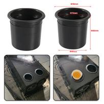 Black Plastic Recliner-Handles Replacement Cup Holder Insert for Sofa Boat Rv Couch Recliner Car Truck Poker Table black