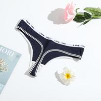 Thong Panties Girls Comfortable Belly Threaded Thong Women'S Low Waist Breathable Pure Cotton Thong S juoda