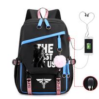 The Last of Us Contrasting Colors Backpack Versatile Leisure Travel USB Multifunctional Student School Bag No specification black