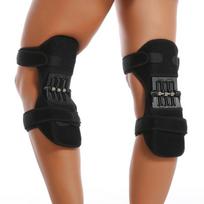 Knee Booster Patella Knee Protection Leg Spring Support Sports Knee Pads Mountaineering Spot black
