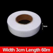 300/60M Iron on Hemming Tape Adhesive Pants Hem Tape Double-sided Edge Shorten Fabric for Jeans Skirts Clothes DIY Sewing Crafts 60M (1 roll) gray