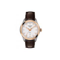 TISSOT PR100 Collection Quartz Movement Women's Watch 33mm White Dial Stainless Steel Case Leather Strap T101.210.26.036.00 White Dial white