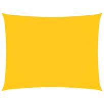 vidaXL Burė nuo saulės, geltona, 2,5x3,5m, oksfordas, stačiakampė