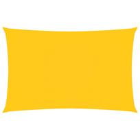 vidaXL Uždanga nuo saulės, geltona,4x7m, oksfordo audinys, stačiakampė
