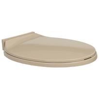 vidaXL Klozeto sėdynė su soft-close mechanizmu, smėlio spalvos, ovali