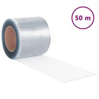 vidaXL Durų užuolaida, skaidri, 200mmx1,6mm, 50m, PVC