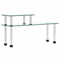 vidaXL Virtuvės lentyna, peršviečiama, 45x16x26cm, grūdintas stiklas