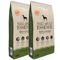 vidaXL Sausas maist. šun., Maxi Adult Essence Beef&Chicken, (2 x 15 kg)
